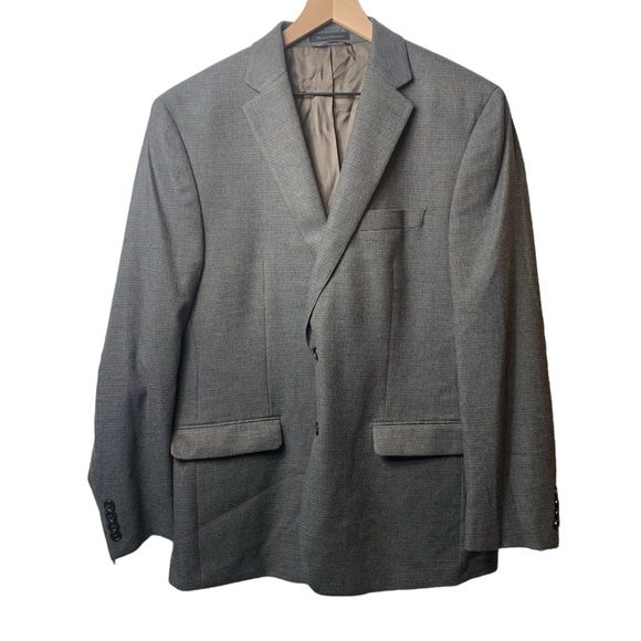 Lauren Ralph Lauren 2 button sport coat blazer plaid jacket size 44R - Picture 1 of 8
